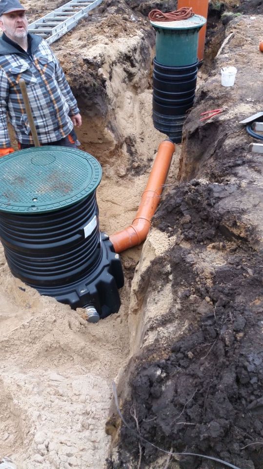 Regenwassernutzungsanlagen, Regenwasserversickerung, Erdtanks in Schenefeld