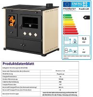 Küchenofen Holzherd Practik LUX creme, rechte Version - 9,5 kW Sachsen - Bernsdorf Vorschau