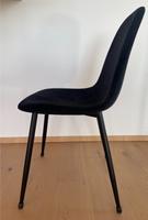 4 Stühle schwarz | samt | gepolstert Bayern - Grainet Vorschau