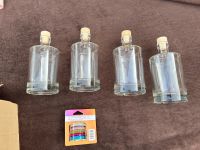 Apothekerflaschen mit Korken Glasflaschen Basteln Holografiefolie Niedersachsen - Peine Vorschau