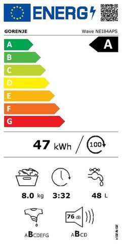 Gorenje Wave NEI84APS Waschmaschine SteamTech 8kg 1400U/min A+++ in Köln