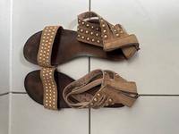 Sandalen Janet & Janet beige Größe 39 Damen München - Sendling-Westpark Vorschau