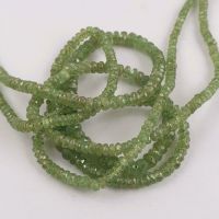 Echter fac. Demantoid Rondelle Strang ( ca. 3 - 5 mm ) 40 cm Nordrhein-Westfalen - Recklinghausen Vorschau