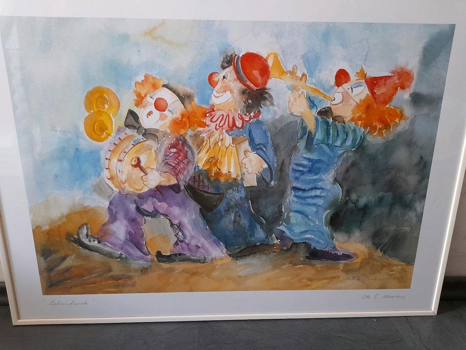 Bild Clowns "Lebensfreude" 50 x 70 cm in Hamburg