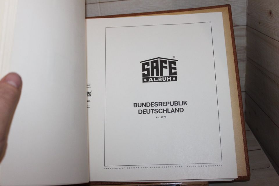 BRD - Safe Vordruckalbum 1949-1974 mit gest. Marken in Herschbach