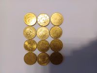 Für Sammler 12x  50 Cent Münzen mit verschiedenen  Prägungen Nordrhein-Westfalen - Detmold Vorschau