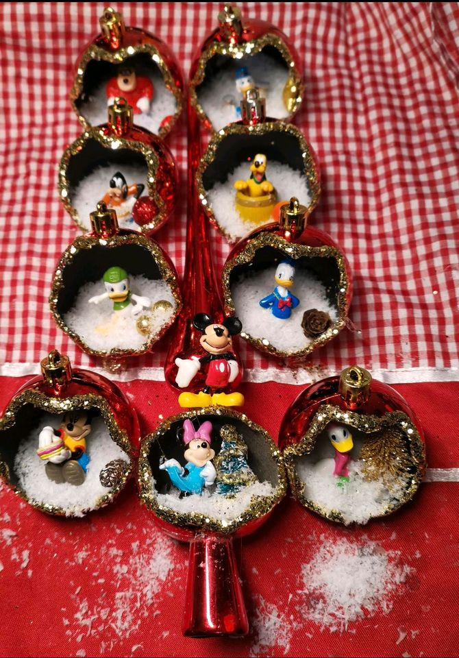 Weihnachtskugeln und Spitze mit Disney Figuren, neu, Weihnachten in Rosenbach