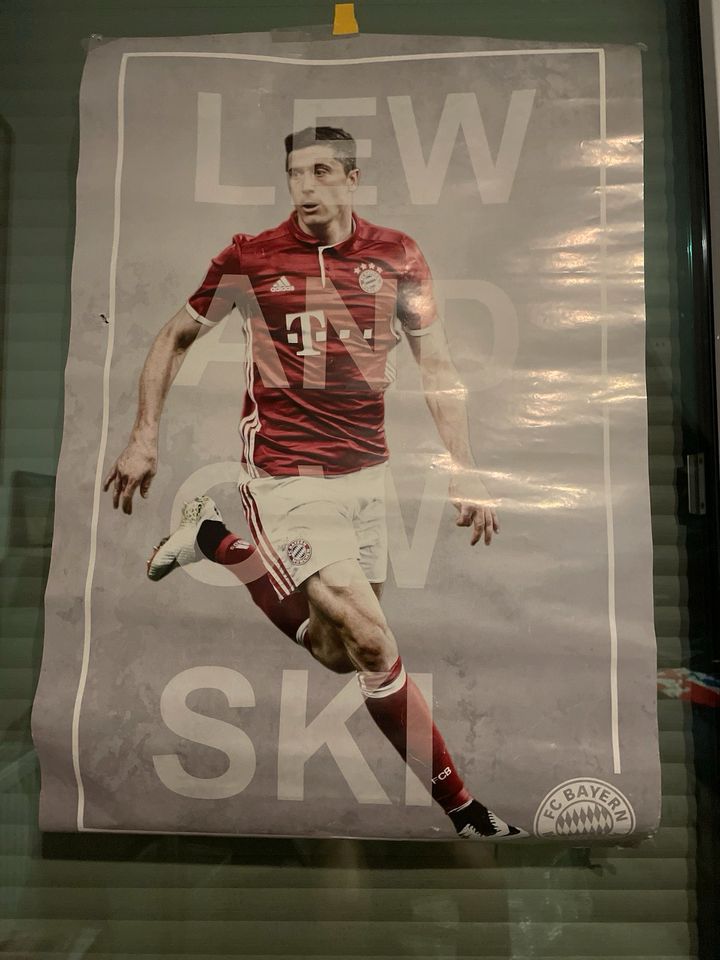 Lewandowski Bayern Poster in Alsdorf