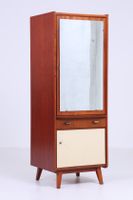 Schmaler Vintage Kleiderschrank 60er Jahre | Mid Century Retro Möbel | 70er Jahre Wäscheschrank | Mid-Century Design Berlin - Tempelhof Vorschau