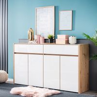 ⭐ NEU - Kommode Sideboard Schrank Highboard Anrichte weiss 201-Ma Wiesbaden - Mainz-Kastel Vorschau