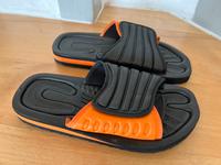 Badelatschen Badeschuhe 39/40 Schlappen Unisex Schwarz Orange Neu Hessen - Großenlüder Vorschau