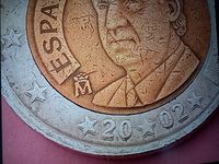 2 Euro Münze Spanien 2002 Seltene Fehlprägung Doppelprägung Dortmund - Wickede Vorschau