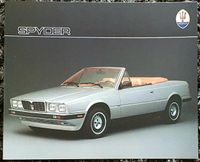 Prospekt Brochure Maserati Biturbo Spyder ca 1986 deutsch Schweiz Nordrhein-Westfalen - Mönchengladbach Vorschau