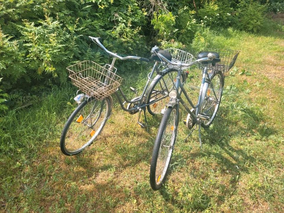 2 alte Fahrräder Hercules 28 Zoll in Rehfelde