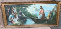 Altes Jesus Bild von Giovanni in Holzrahmen Nordrhein-Westfalen - Siegburg Vorschau