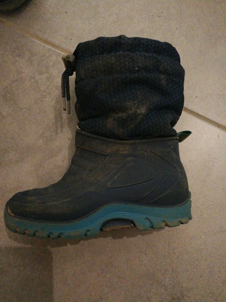 Schneeschuhe Stiefel Junge blau Größe 25 in Aach