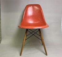 Inkl. Lieferung! Eames Miller Fiberglass DSW Stuhl Rot-Orange Berlin - Neukölln Vorschau