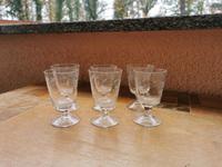 DDR Glas Likör Gläser Sachsen - Lauta Vorschau