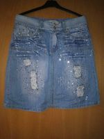 Toller Rosa Rose Glitzer Jeansrock gr L viele Details ausgefallen Hessen - Lorsch Vorschau