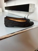 Chanel Vintage Ballerinas Gr. 39 Schwarz Canvas Lackleder Hessen - Maintal Vorschau