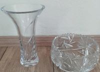 25cm Bleikristall Vase & Bleikristall Schale geschliffen Vintage* Nordrhein-Westfalen - Porta Westfalica Vorschau