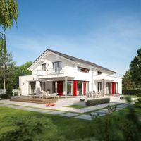 Akzentreiches Zweifamilienhaus mit Grundstück BIEN-ZENKER Eff. 40+ QNG Bayern - Wenzenbach Vorschau