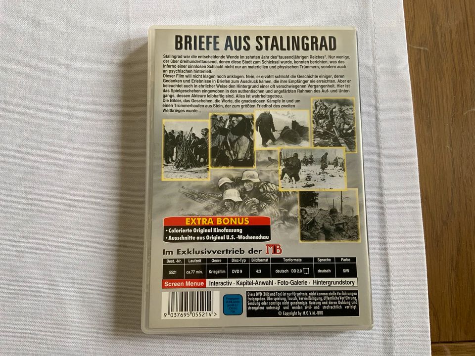 DVD: Briefe aus Stalingrad in Kevelaer