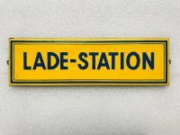 ‼️ EMAILSCHILD Varta Ladestation Emailleschild um 1950 Saarland - Schiffweiler Vorschau