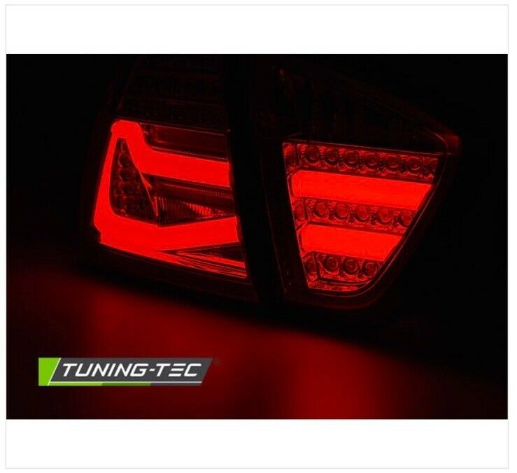 Lightbar Led Rückleuchten rot smoke für BMW 3er E90 Limo BJ 05-08 in Calden