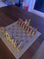 Sachspiel Set mit Schachfiguren aus Stein Baden-Württemberg - Heilbronn Vorschau