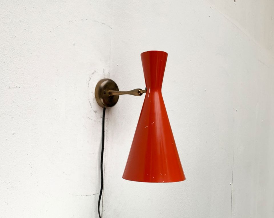 Mid Century Diabolo Wall Lamp Wandleuchte zu Stilnovo 60er 50er in Hamburg