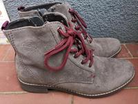 COX NEU Lederstiefeletten 40 graubraun Damen Winter Niedersachsen - Buxtehude Vorschau