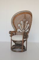 Vintage Pfauenstuhl Korbstuhl Weide Rattan 60er 70er, VB 800 €* Mitte - Wedding Vorschau