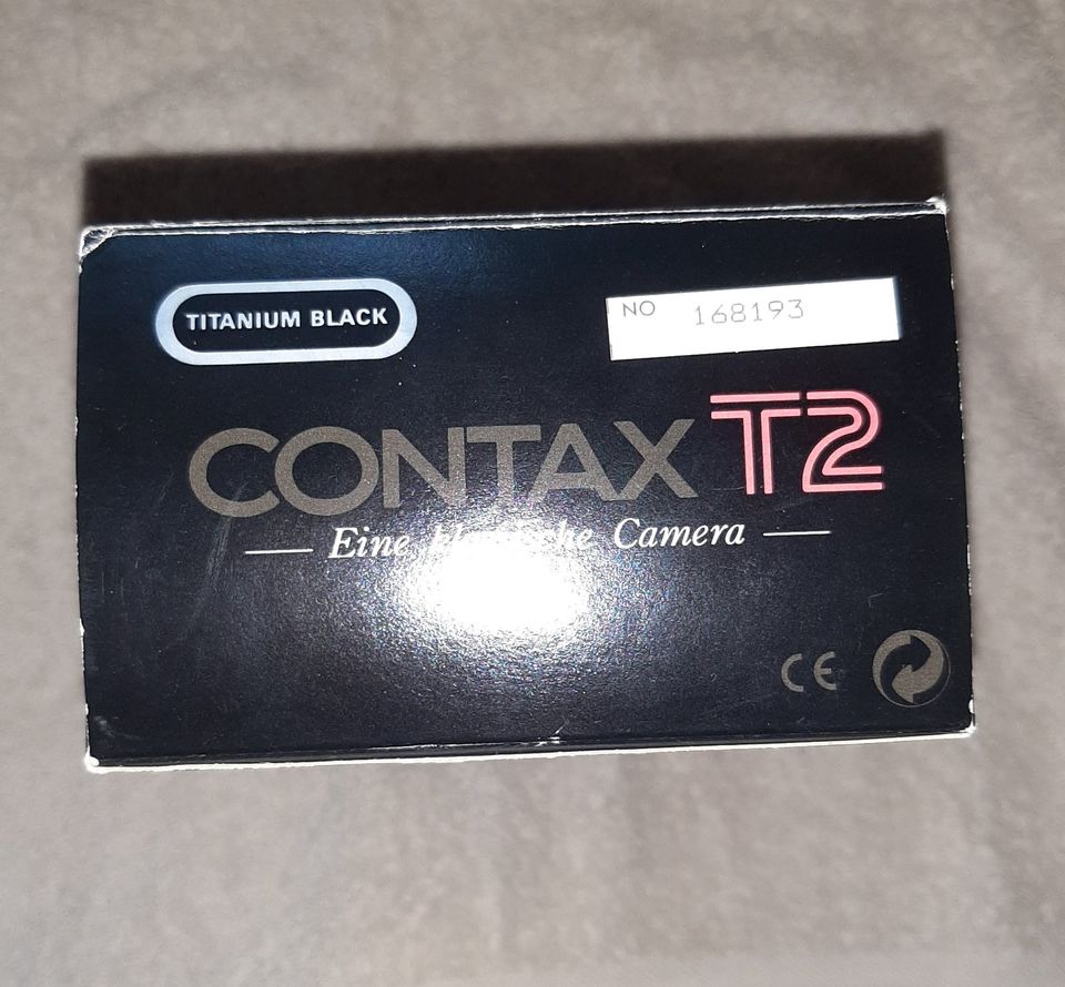 Kamera Contax T2 Titanium Black NEU in Hamburg