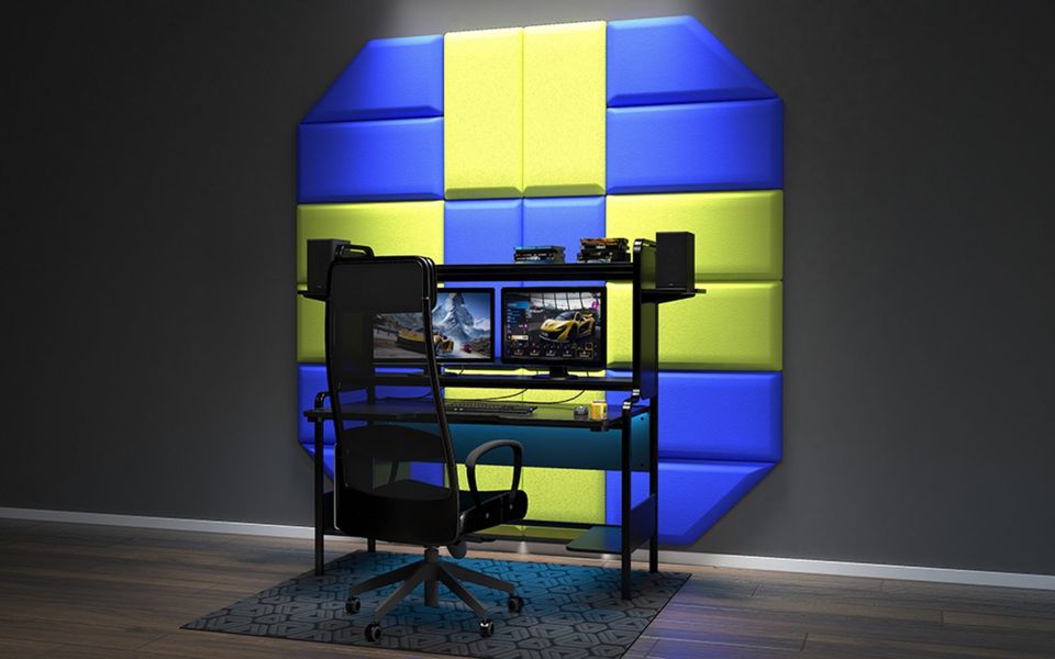 Gaming Room STARFORCE 06 Wandpaneele 3D Größe:180 x 208 cm 16tlg. in Emmendingen