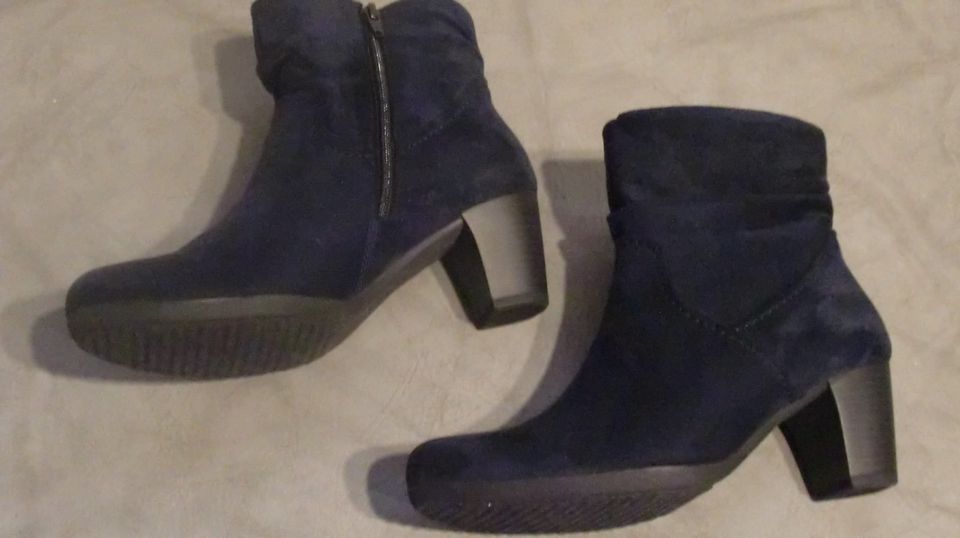 Blaue Gabor Stiefeletten Gr.38,Stiefeletten Gabor Gr.5 Farbe:Blau in Heinsberg