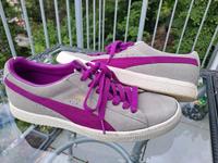 Vintage Puma Clyde grey/purple gr. 44.5/ US11 Marburg - Wehrda Vorschau