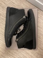 Sneaker High Stiefeletten schwarz Leder 40 Lack Croco Schleswig-Holstein - Norderstedt Vorschau