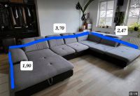 Wohnlandschaft / Sofa / Couch mit Bettfunktion und vielen Extras West - Höchst Vorschau