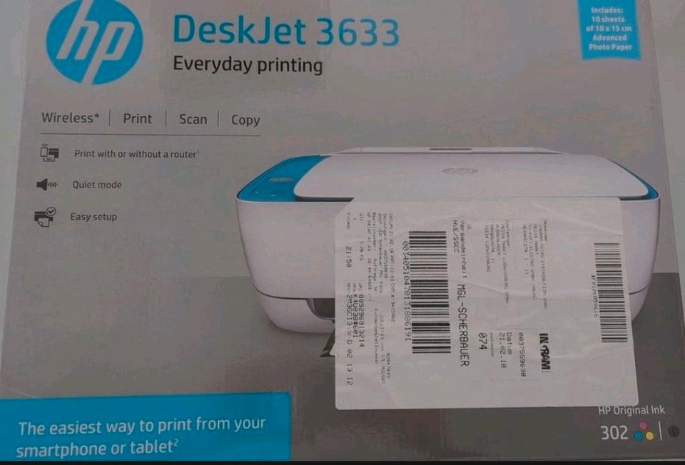 Drucker Printer HP DeskJet 3633 in Bietigheim-Bissingen