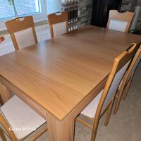 Esstisch mit sechs Stühlen Niedersachsen - Friesoythe Vorschau