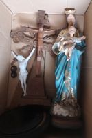Alte Christliche Figur Figuren Kruzifix Kirche Altar Katholisch Sachsen - Göda Vorschau