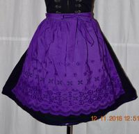 lila violett Spitzenschürze Almenrausch f. Midi Dirndl L: 49cm Thüringen - Themar Vorschau