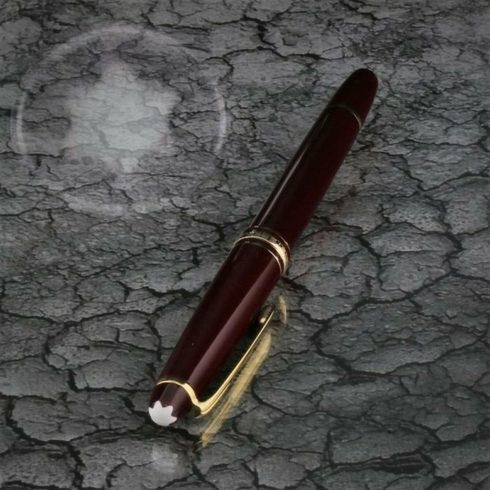 Montblanc Bordeaux 4810 Meisterstuck 144 Füller poliert Zertifikat Neuw. Füllfederhalter Geschenk Weihnachten Wunschgravur Sammler Top Versand Händler DHL Echt in Igel