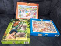 4 x Puzzle ab 5 und 6 Jahre Disney Dschungelbuch Baustelle Skateb Bayern - Neu Ulm Vorschau