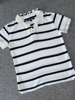 Tommy Hilfiger edles Poloshirt blau weiß wie neu 5T 110 Nordrhein-Westfalen - Nordwalde Vorschau