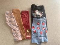 3 Leggings / 2 Pullover /92 Bremen - Hemelingen Vorschau