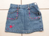 Jeans-Minirock von H&M mit Stickereien Gr. 104 - denim Hannover - Ricklingen Vorschau