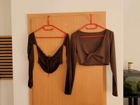 Shein Crop Top langarm T-Shirt braun Gr.M Bergedorf - Hamburg Lohbrügge Vorschau
