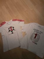 2x T-Shirt Gr, 152, ADIDAS + ETIREL, Sport Fußball,  weiß Baden-Württemberg - Grafenau Vorschau